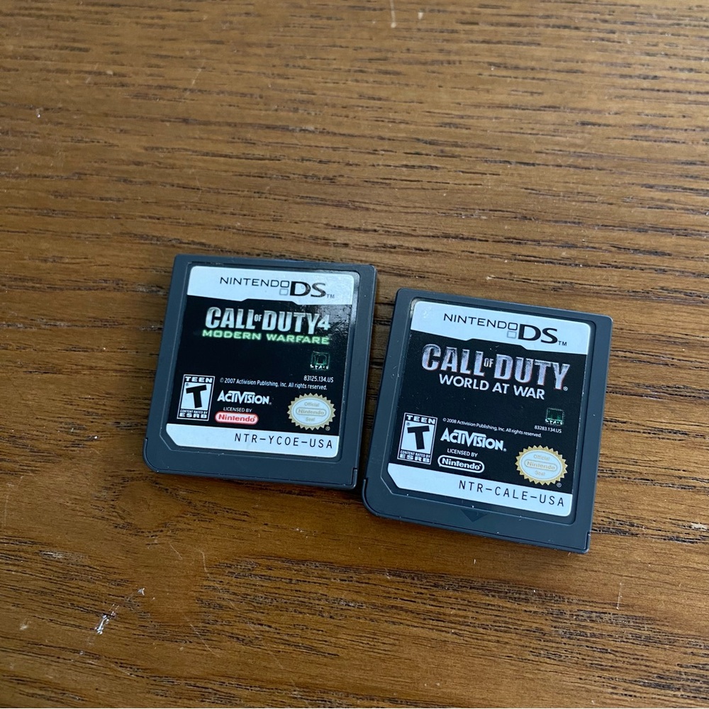Nintendo DS Call of Duty DS games